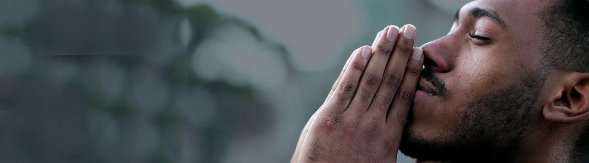 Man praying